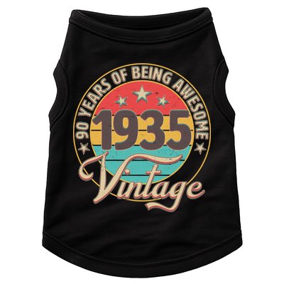 Vintage 1935 90 Years Of Being Awesome Doggie Tank