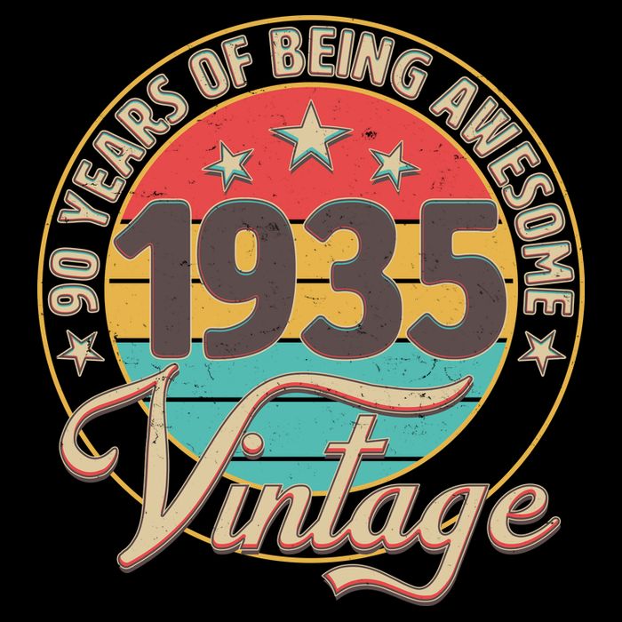 Vintage 1935 90 Years Of Being Awesome Backpack