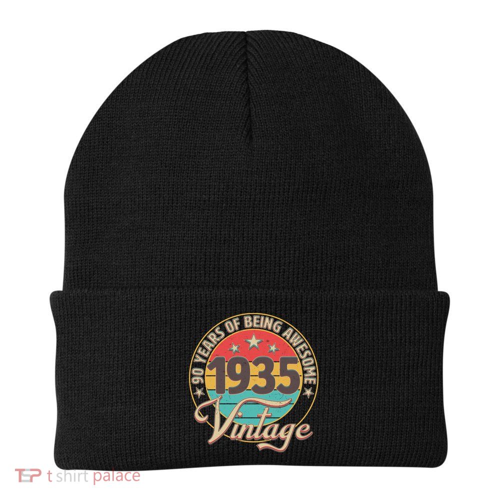 Vintage 1935 90 Years Of Being Awesome Beanie
