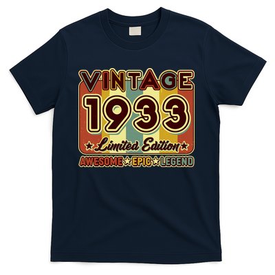 Vintage 1933 90th Birthday Limited Edition Awesome Epic Legend T-Shirt