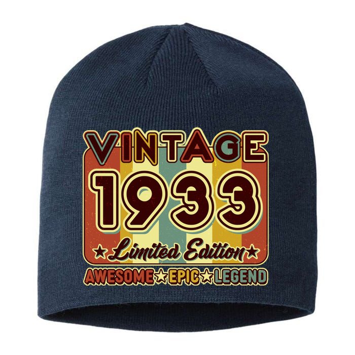 Vintage 1933 90th Birthday Limited Edition Awesome Epic Legend Sustainable Beanie