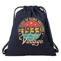 Vintage 1933 90 Years Of Being Awesome Drawstring Bag