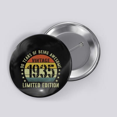 Vintage 1935 90th Birthday Gifts 90 Year Old Button