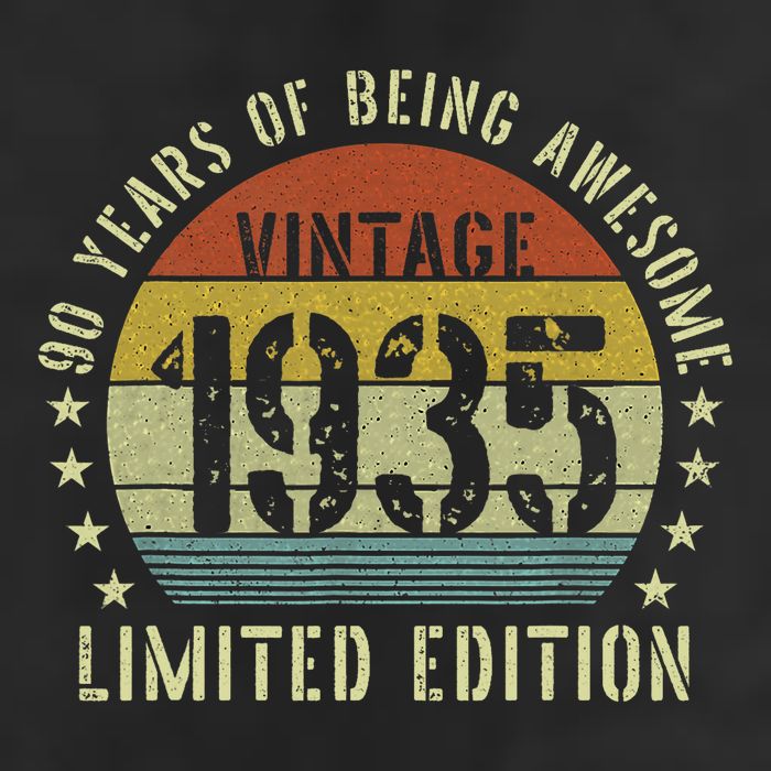 Vintage 1935 90th Birthday Gifts 90 Year Old Beanie