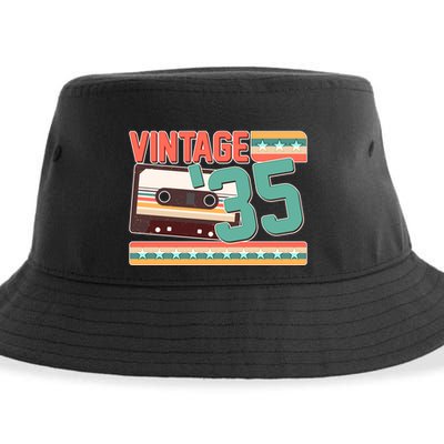 Vintage 1935 90th Birthday Cassette Tape Sustainable Bucket Hat