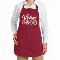 Vintage 1935 90th Birthday Retro Teardrop Design Apron