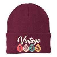 Vintage 1935 90th Birthday Retro Teardrop Design Beanie
