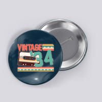 Vintage 1934 90th Birthday Cassette Tape Button