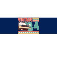 Vintage 1934 90th Birthday Cassette Tape Bumper Sticker