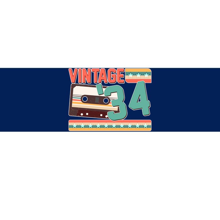 Vintage 1934 90th Birthday Cassette Tape Bumper Sticker