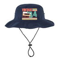 Vintage 1934 90th Birthday Cassette Tape Legacy Cool Fit Booney Bucket Hat