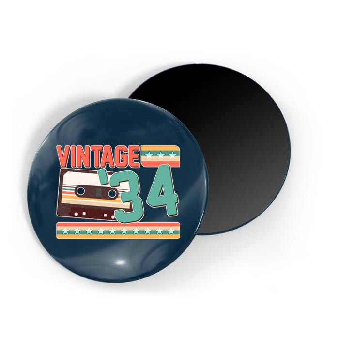 Vintage 1934 90th Birthday Cassette Tape Magnet