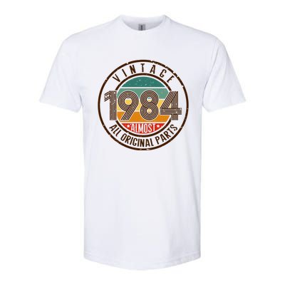 Vintage 1984 All Original Parts Vintage Birthday Gift Idea Softstyle® CVC T-Shirt