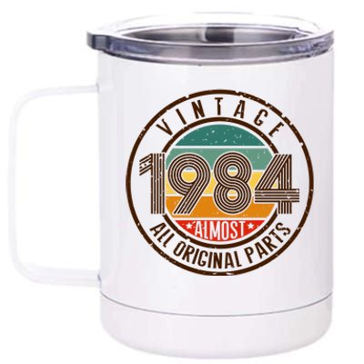 Vintage 1984 All Original Parts Vintage Birthday Gift Idea 12 oz Stainless Steel Tumbler Cup