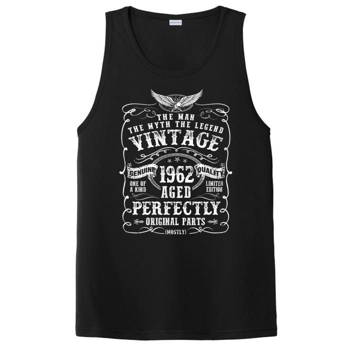 Vintage 1962 Aged 60 Years Man Myth Legend 60th Birthday PosiCharge Competitor Tank