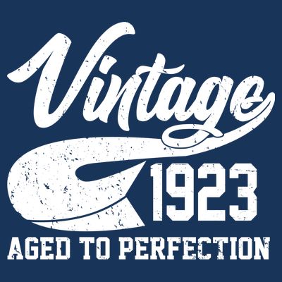 Vintage 1923 Aged To Perfection 100th Birthday T-Shirt