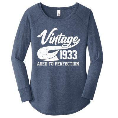 Vintage 1933 Aged To Perfection 90th Birthday Women's Perfect Tri Tunic Long Sleeve Shirt