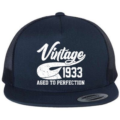 Vintage 1933 Aged To Perfection 90th Birthday Flatbill Hat