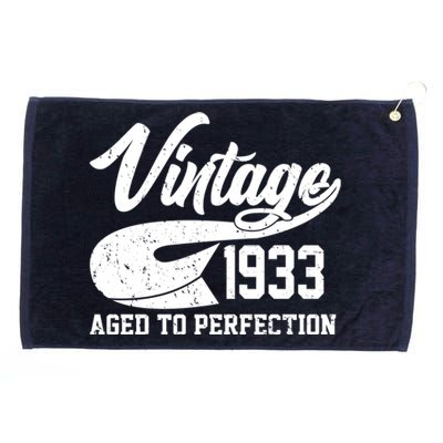 Vintage 1933 Aged To Perfection 90th Birthday Grommeted Golf Towel