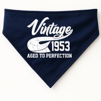 Vintage 1953 Aged To Perfection 70th Birthday USA-Made Doggie Bandana