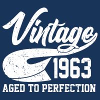 Vintage 1963 Aged To Perfection 60th Birthday Poster