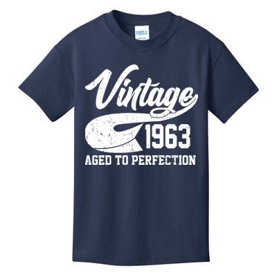 Vintage 1963 Aged To Perfection 60th Birthday Kids T-Shirt