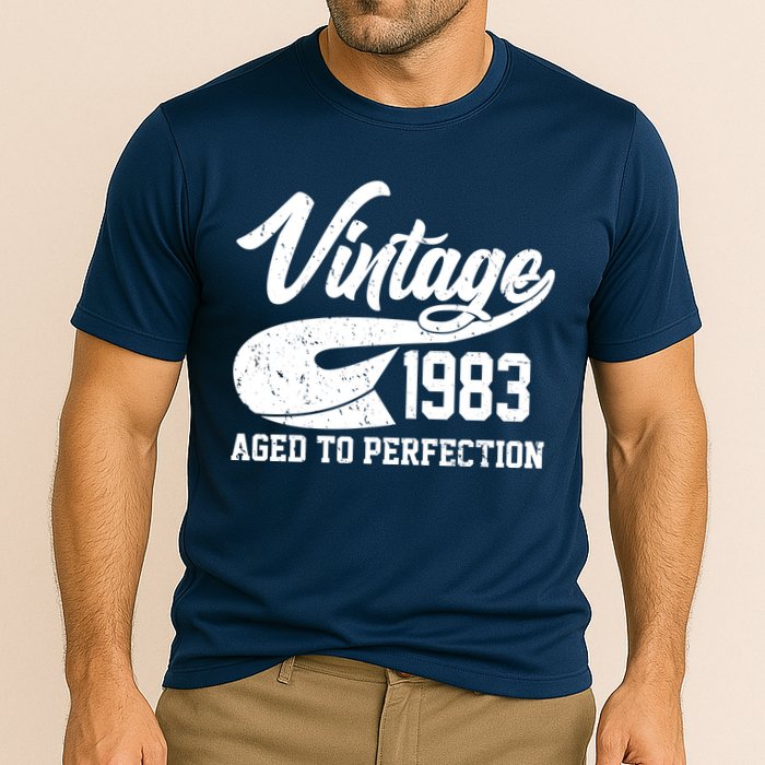 Vintage 1983 Aged To Perfection 40th Birthday Performance Shirt