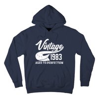 Vintage 1983 Aged To Perfection 40th Birthday Hoodie