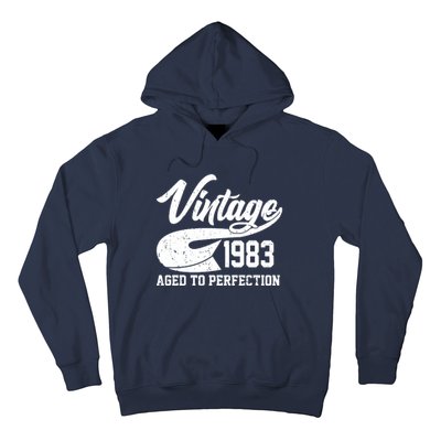 Vintage 1983 Aged To Perfection 40th Birthday Hoodie