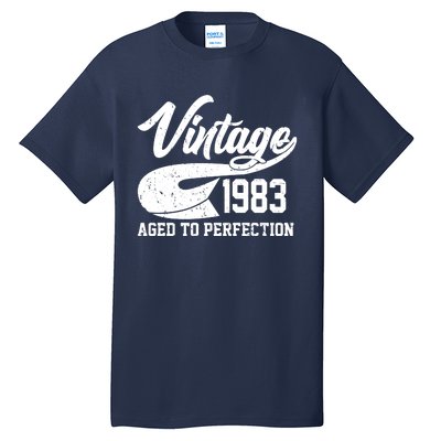 Vintage 1983 Aged To Perfection 40th Birthday Tall T-Shirt