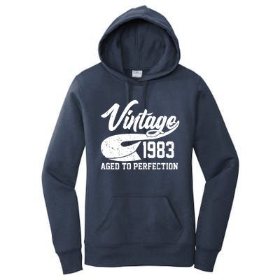 Vintage 1983 Aged To Perfection 40th Birthday Women's Pullover Hoodie