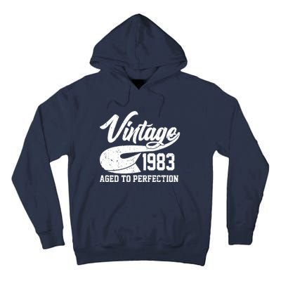 Vintage 1983 Aged To Perfection 40th Birthday Tall Hoodie