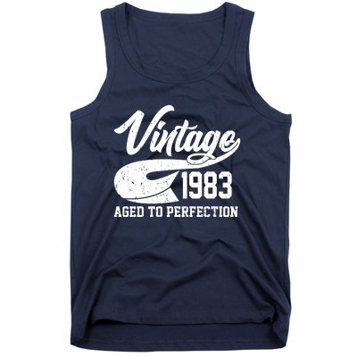 Vintage 1983 Aged To Perfection 40th Birthday Tank Top