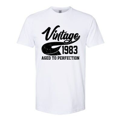 Vintage 1983 Aged To Perfection 40th Birthday Softstyle CVC T-Shirt