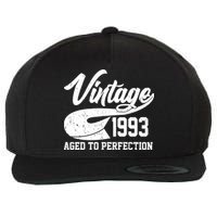 Vintage 1993 Aged To Perfection 30th Birthday Wool Snapback Cap