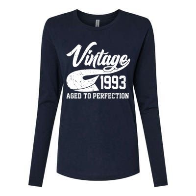 Vintage 1993 Aged To Perfection 30th Birthday Womens Cotton Relaxed Long Sleeve T-Shirt