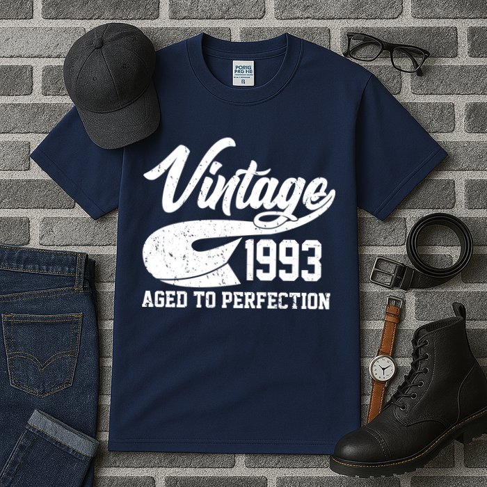 Vintage 1993 Aged To Perfection 30th Birthday Tall T-Shirt