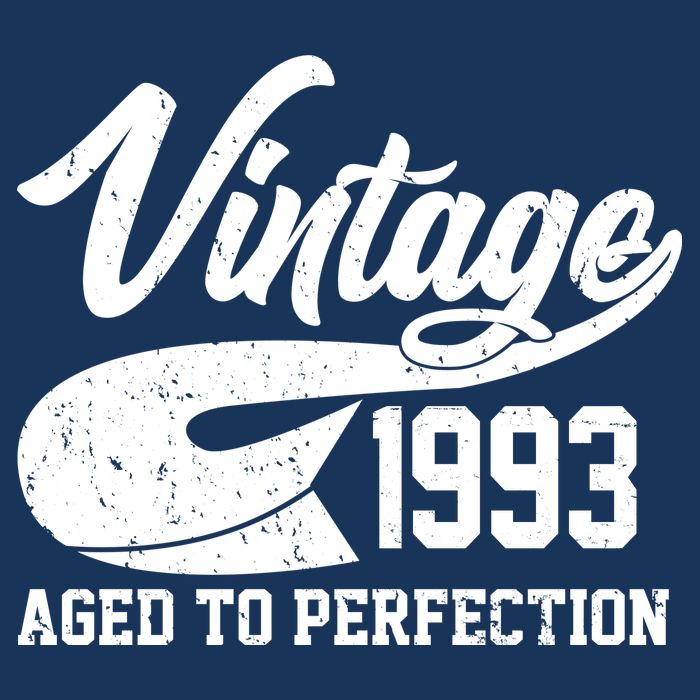 Vintage 1993 Aged To Perfection 30th Birthday Poster