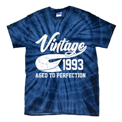Vintage 1993 Aged To Perfection 30th Birthday Tie-Dye T-Shirt