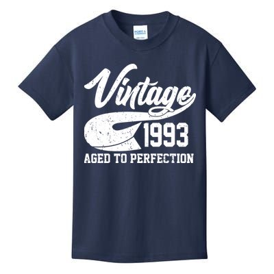 Vintage 1993 Aged To Perfection 30th Birthday Kids T-Shirt