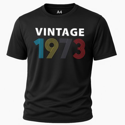 Vintage 1973 Birthday Gift For Mum Grandpa Performance Shirt
