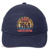 Vintage 1969 Birthday 55 Years Of Being Awesome Limited Edition 7-Panel Snapback Hat