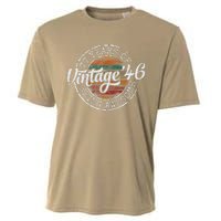 Vintage 1946 Bday Stamp 77th Birthday Gifts 77 Year Old Cooling Performance Crew T-Shirt