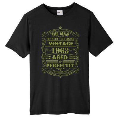 Vintage 1963 Birthday Gift The Myth Legends Gift Tall Fusion ChromaSoft Performance T-Shirt