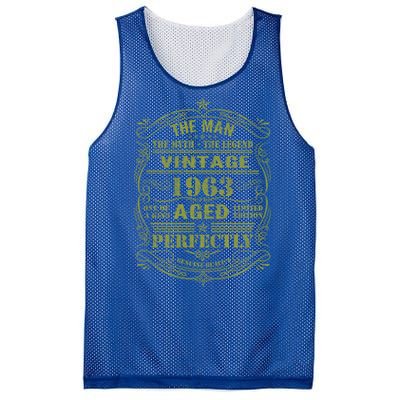 Vintage 1963 Birthday Gift The Myth Legends Gift Mesh Reversible Basketball Jersey Tank