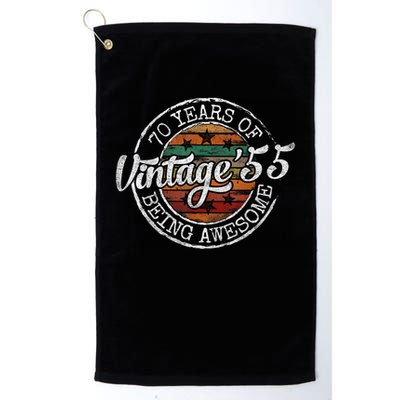 Vintage 1955 Bday Stamp 70th Birthday 70 Year Old Golf Towel