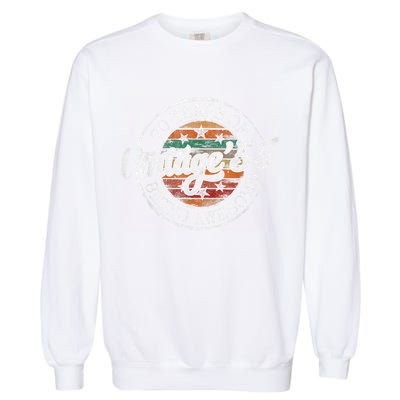 Vintage 1955 Bday Stamp 70th Birthday 70 Year Old Garment-Dyed Sweatshirt