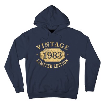 Vintage 1983 Birthday 39th Limited Edition Hoodie