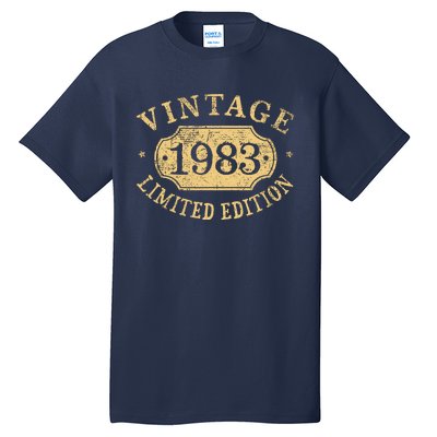 Vintage 1983 Birthday 39th Limited Edition Tall T-Shirt