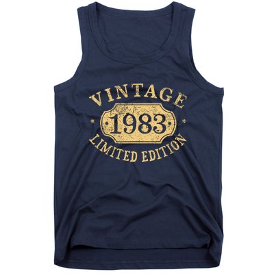 Vintage 1983 Birthday 39th Limited Edition Tank Top